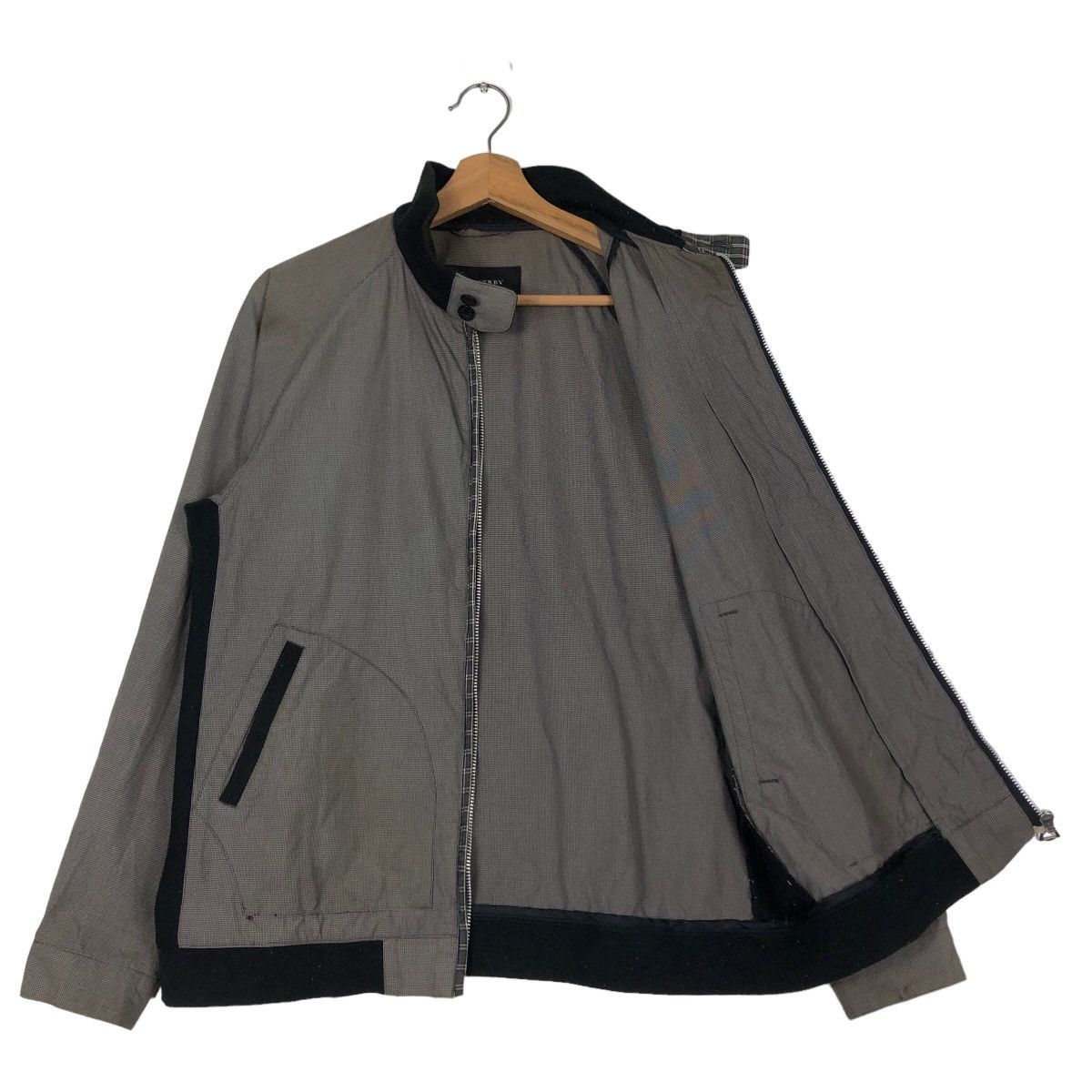 Burberry 🔥Vintage Bomber Jacket Zipper Burberry Black Label Size US M / EU 48-50 / 2 - 11 Thumbnail