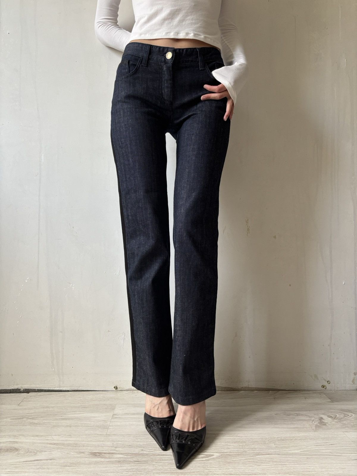 Dolce & Gabbana dolce&gabanna navy denim Size 27" / US 4 / IT 40 - 1 Thumbnail