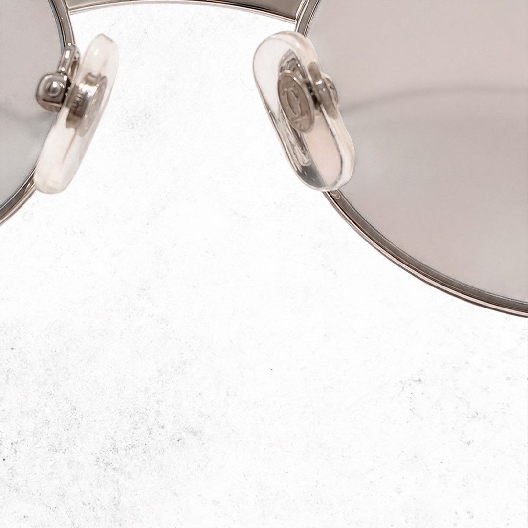 Cartier Cartier Paris 135b Sunglasses Silver Oval Frame Tinted Lenses Size ONE SIZE - 13 Thumbnail