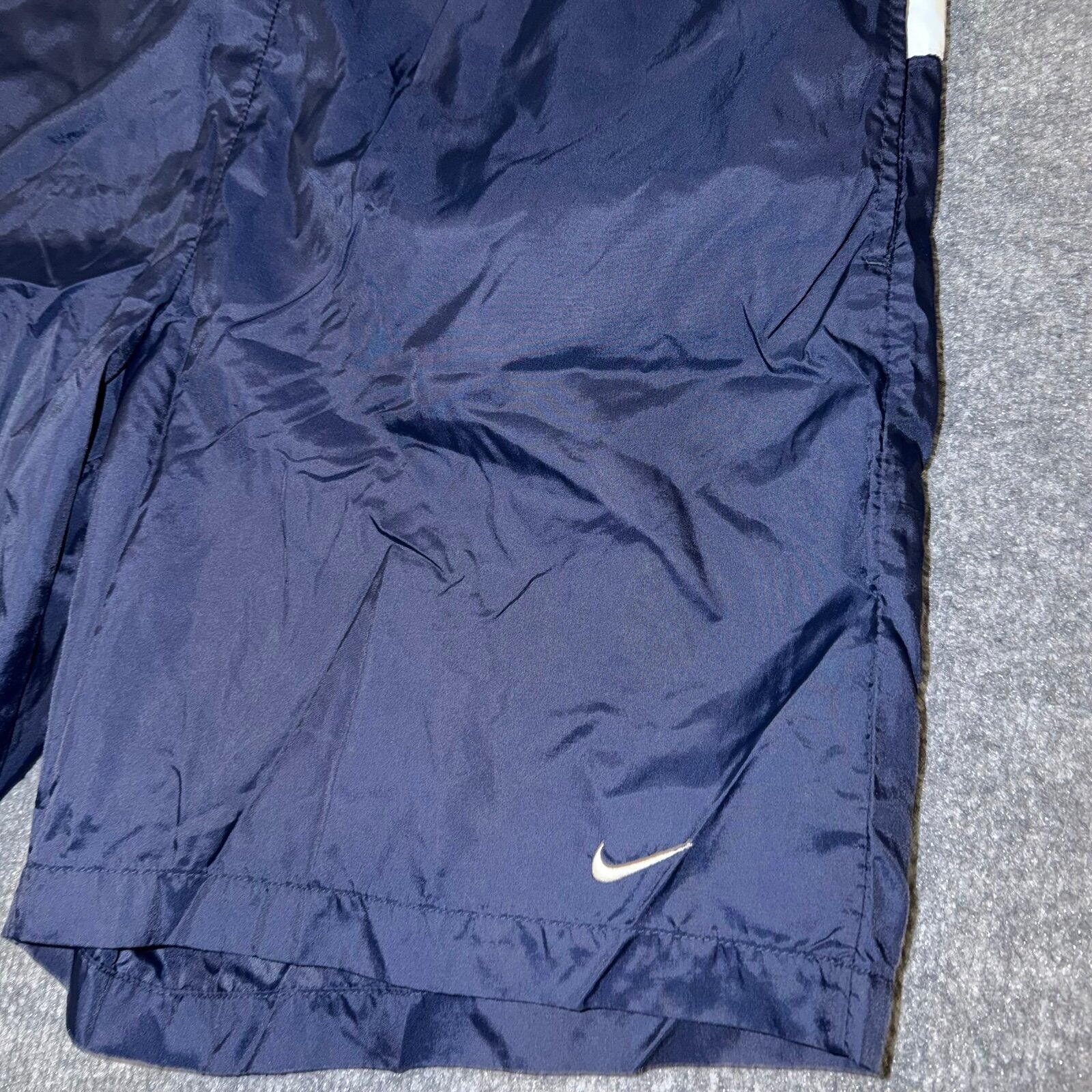 Nike Nike Navy Blue Spellout Lined Surf Board Shorts Mens LG Size US 34 / EU 50 - 2 Thumbnail