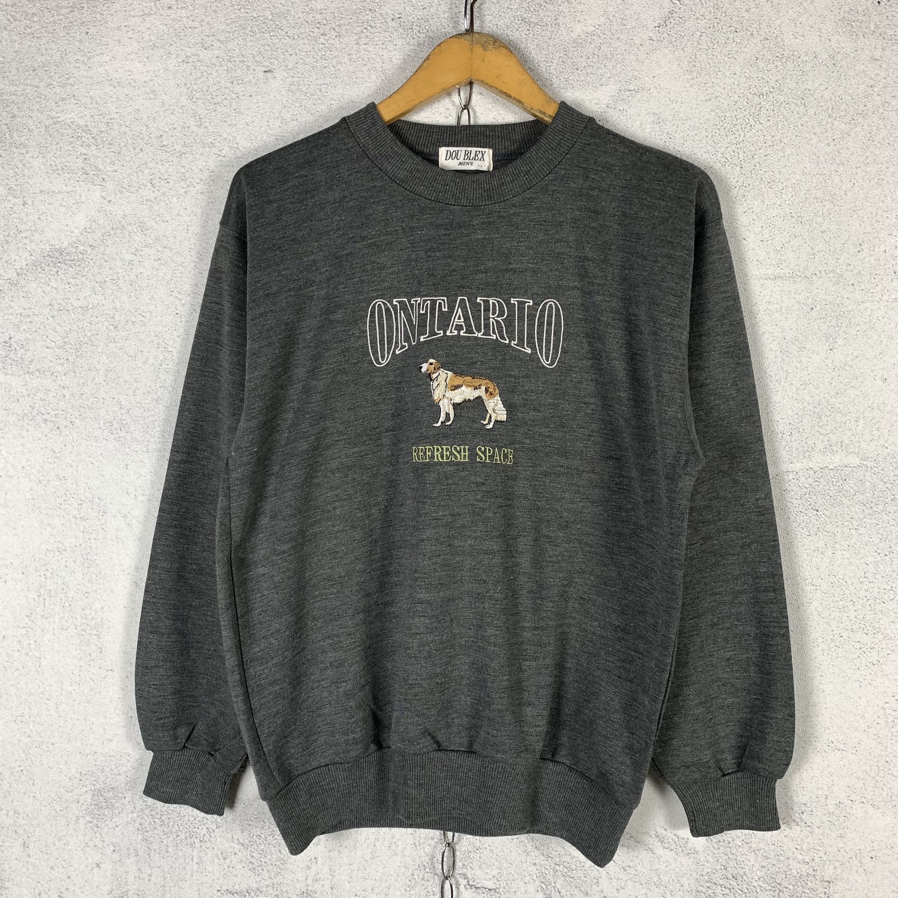Vintage Vintage Ontario Refresh Space Sweatshirt Crewneck Size US S / EU 44-46 / 1 - 1 Thumbnail