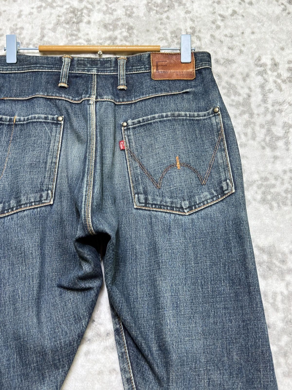 Edwin Vintage Edwin E-Function J-Cut Twisted Leg Jeans Size US 30 / EU 46 - 10 Thumbnail
