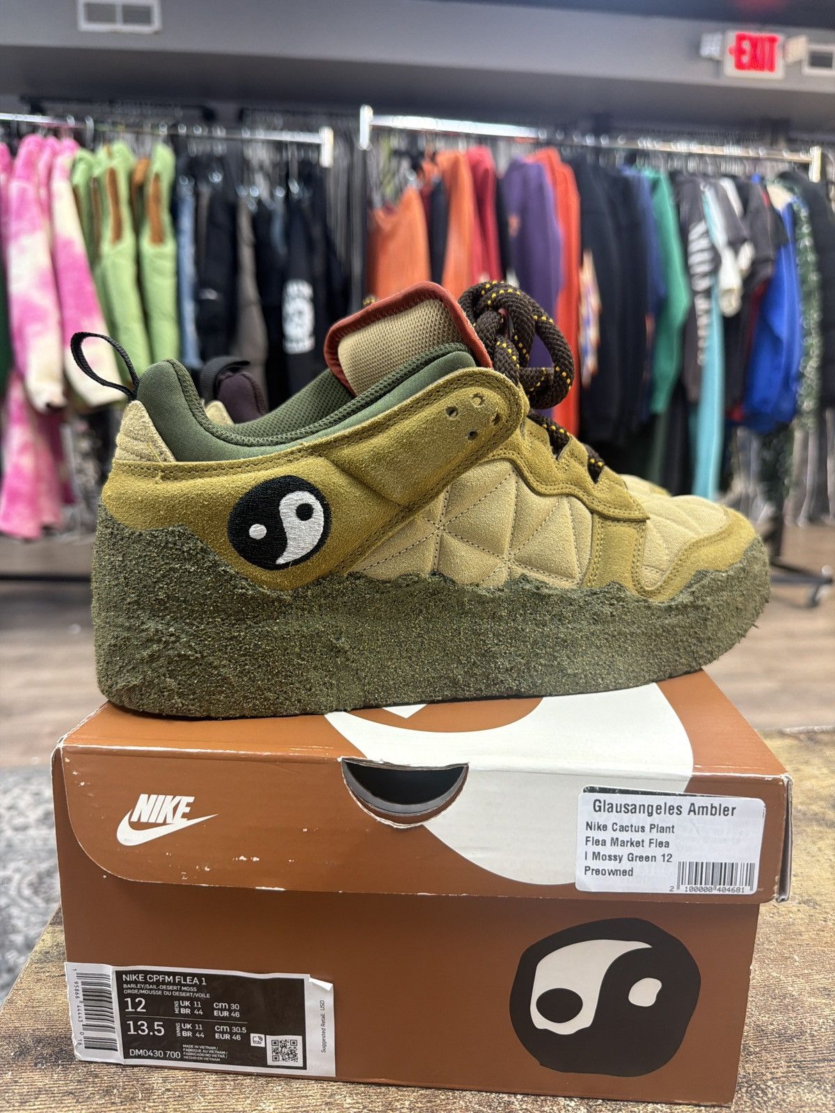 Cactus Plant Flea Market × Nike Nike x cactus plant flea market flea I mossy green Size US 12 / EU 45 - 1 Thumbnail