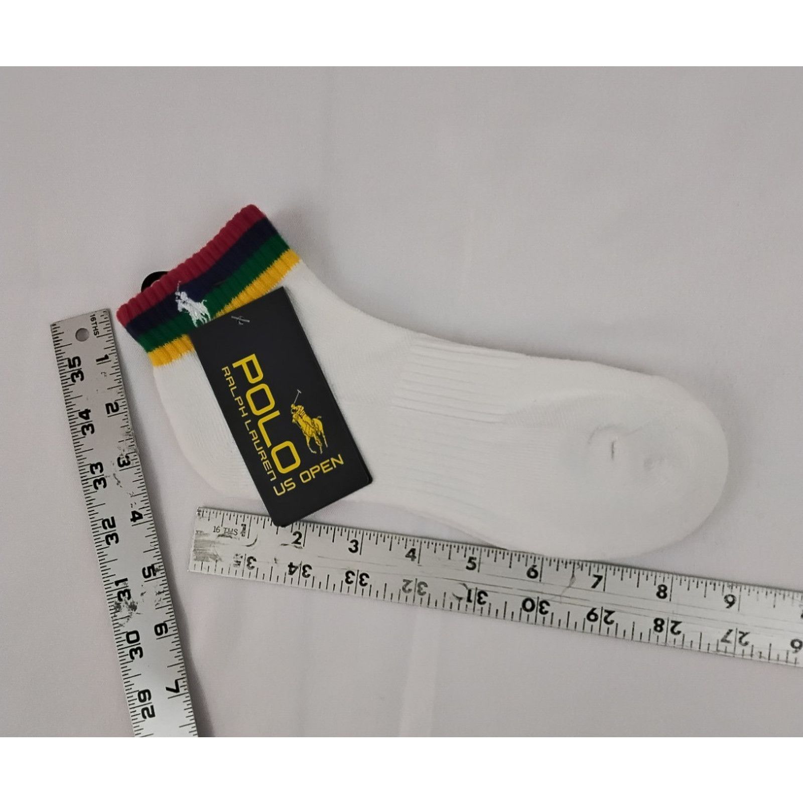 Polo Ralph Lauren Polo Ralph Lauren US Open Socks One Size 3 Pack NWT Size ONE SIZE - 5 Thumbnail