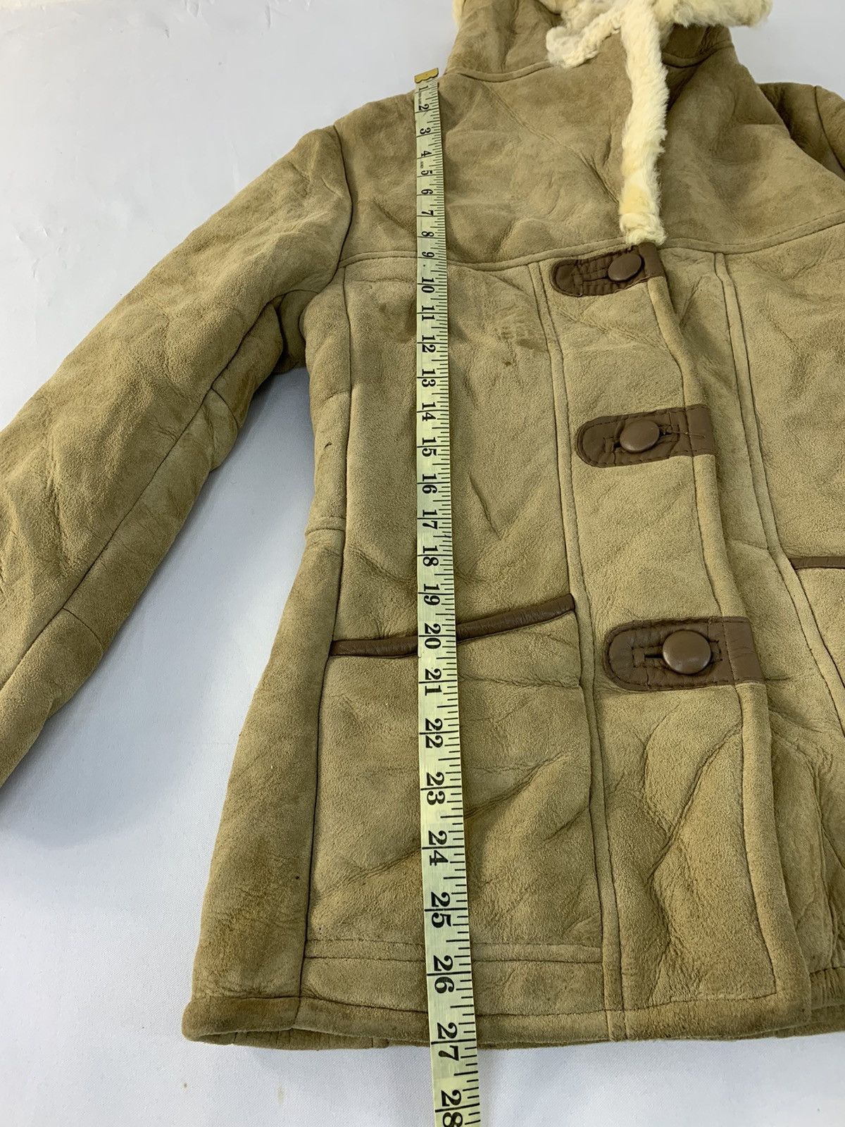 Genuine Leather Hype 90s Japanese Brand J Homestead Sheepskin Sherpa Inner Size S / US 4 / IT 40 - 10 Thumbnail