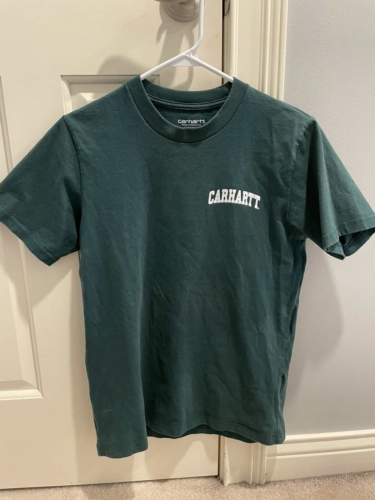 Carhartt Carhartt Work In Progress Green tshirt Size US XS / EU 42 / 0 - 1 Thumbnail