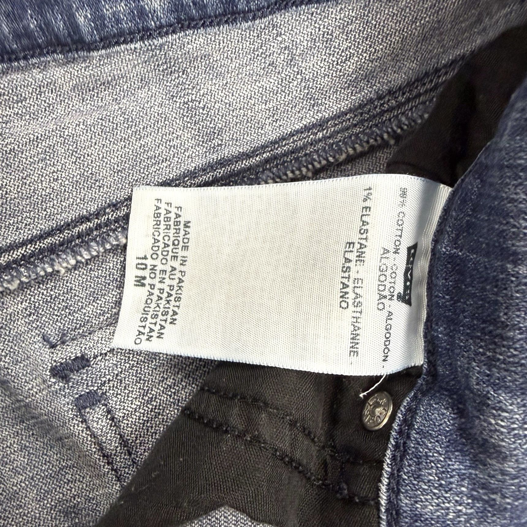 Levi's Levi's Jeans Womens 10M Mid Rise Skinny Blue Denim Pockets Double Button Flap Pockets Size 32" / US 10 / IT 46 - 3 Thumbnail
