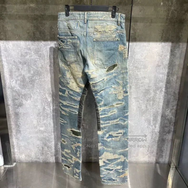 Givenchy Givenchy Size28 OG tattered and patched denim jeans Size US 28 / EU 44 - 1 Thumbnail
