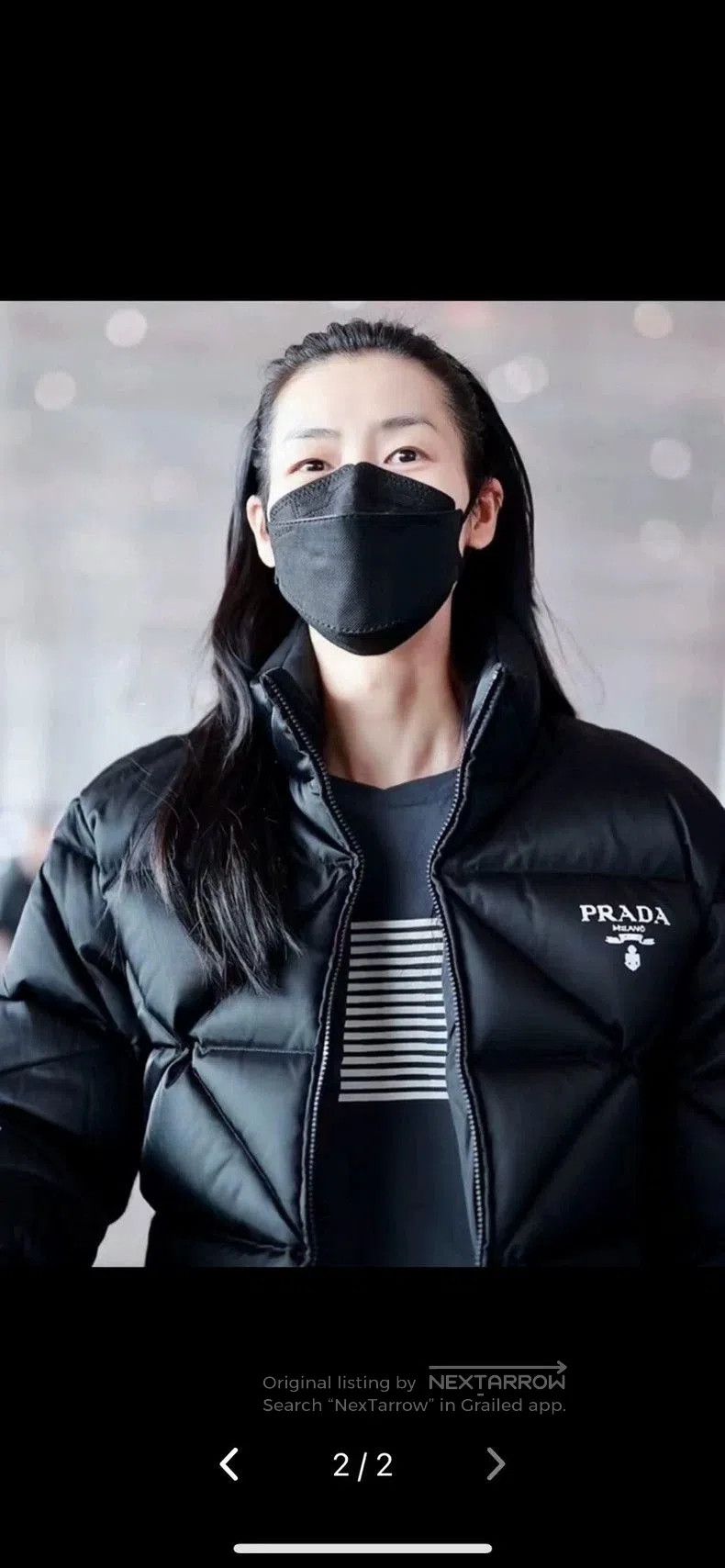 Prada Prada Puffer Jacket with Triangle Logo- Size US M / EU 48-50 / 2 - 6 Thumbnail