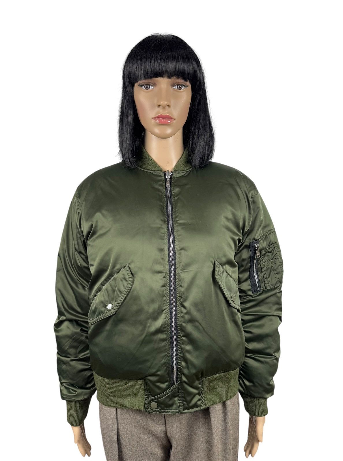 Sandro Sandro Tiger Print Reversible Down Bomber Jacket size 2 Size M / US 6-8 / IT 42-44 - 2 Thumbnail
