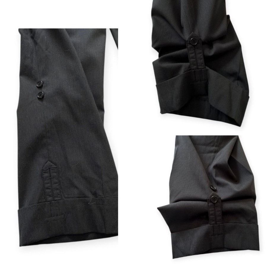 Prada Prada 2006 Wool Pants with Strap & Button Detail – IT 46 Size 32" / US 10 / IT 46 - 12 Thumbnail