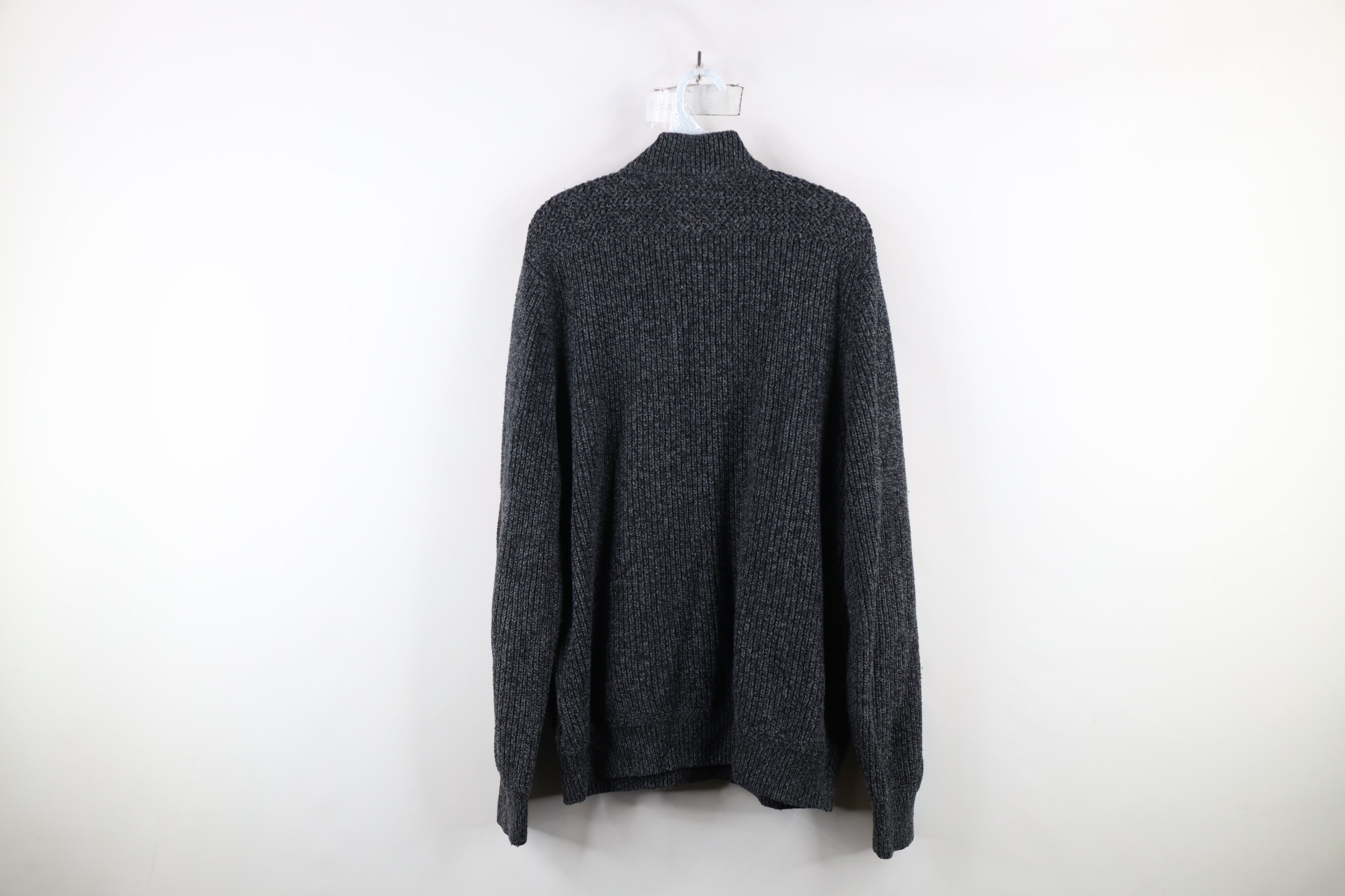 Eddie Bauer × Vintage Vintage Eddie Bauer Chunky Cotton Ribbed Knit Henley Sweater Size US L / EU 52-54 / 3 - 8 Thumbnail