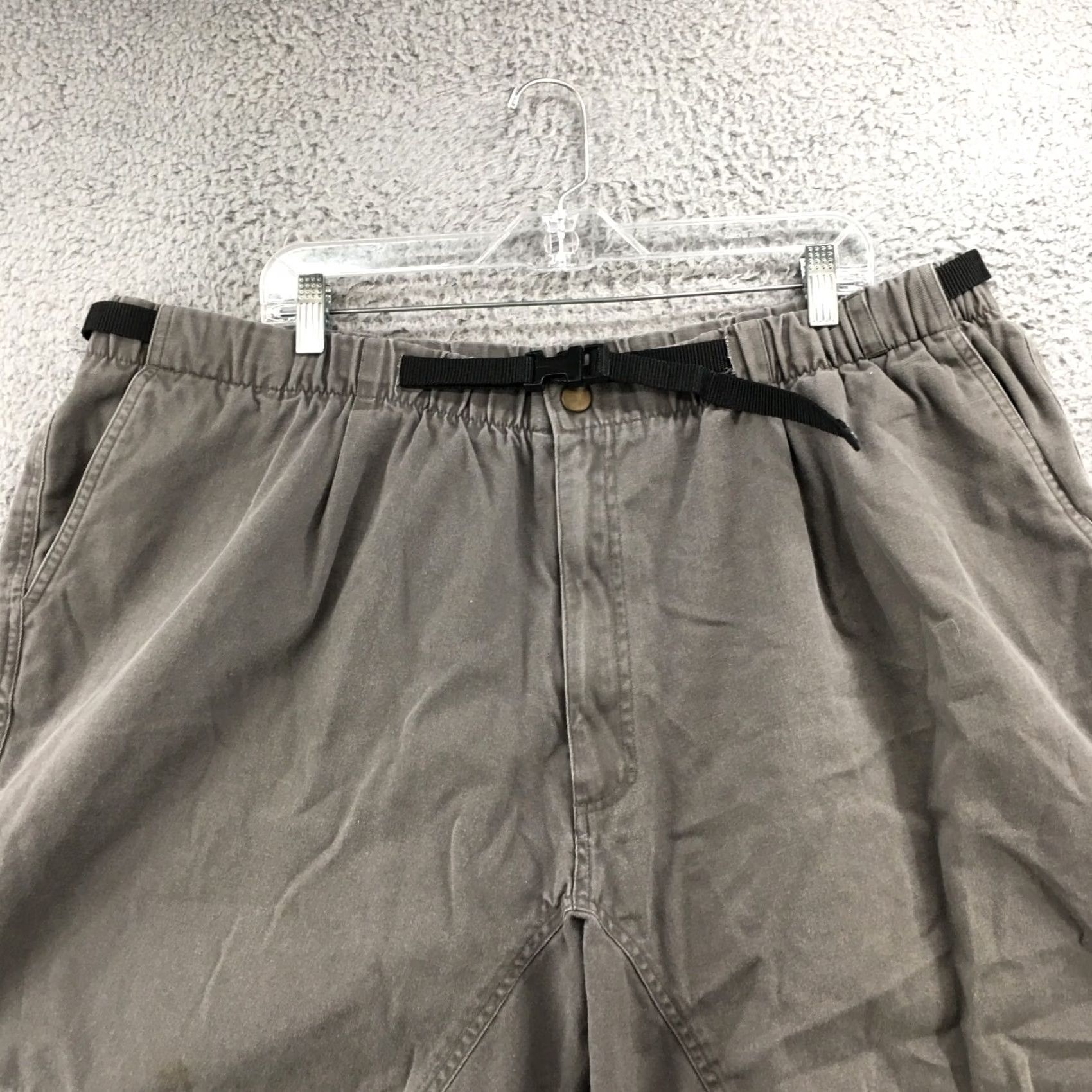 Vintage Woolrich Loden Hiking Short Mens 2XL Gray Mid Rise Zip Fly Belted Cotton 3038 Size US 39 - 2 Thumbnail