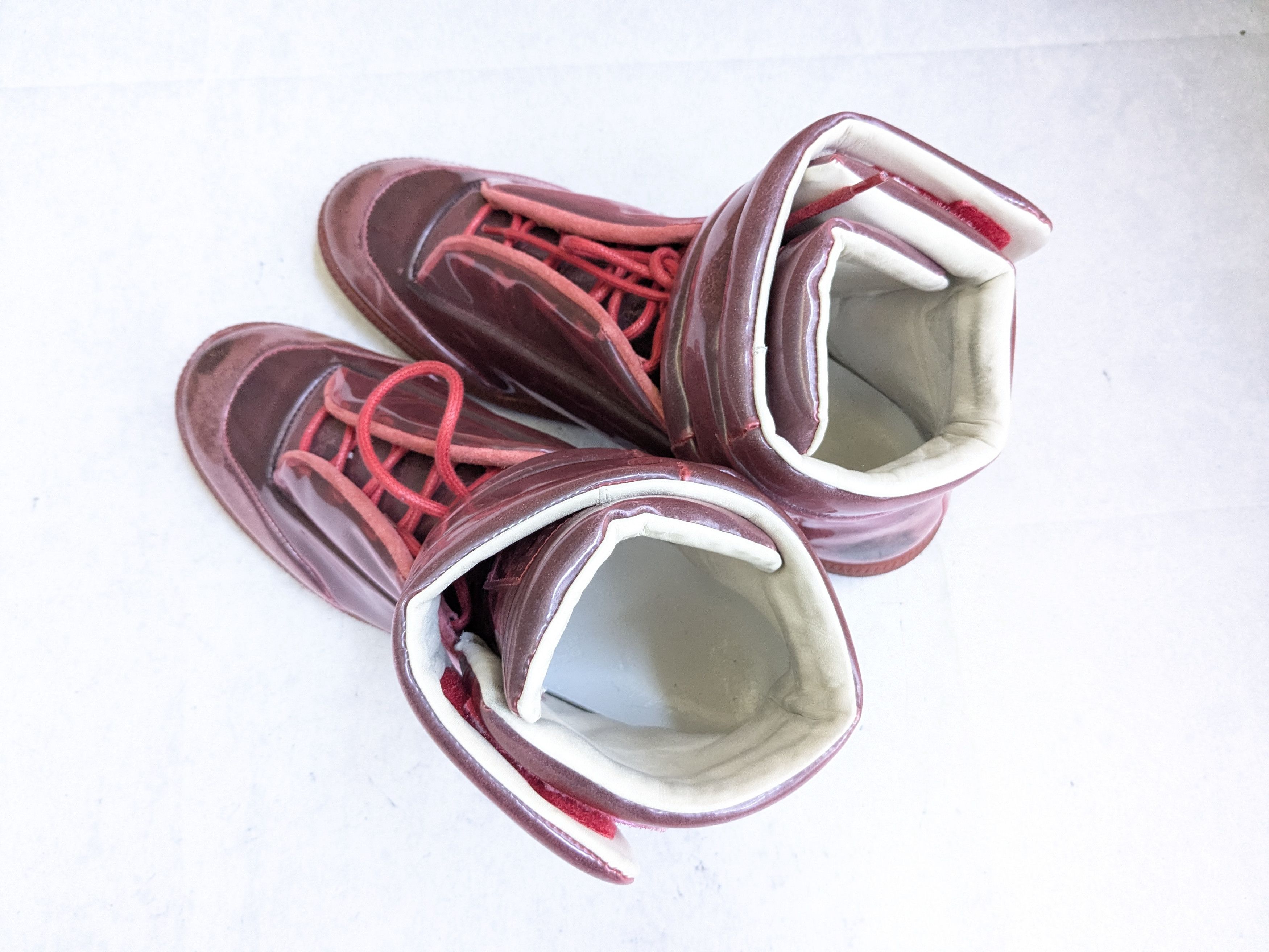 Maison Margiela Maison Margiela Future “PVC” Red 10 43 High Tops Size US 10 / EU 43 - 14 Thumbnail
