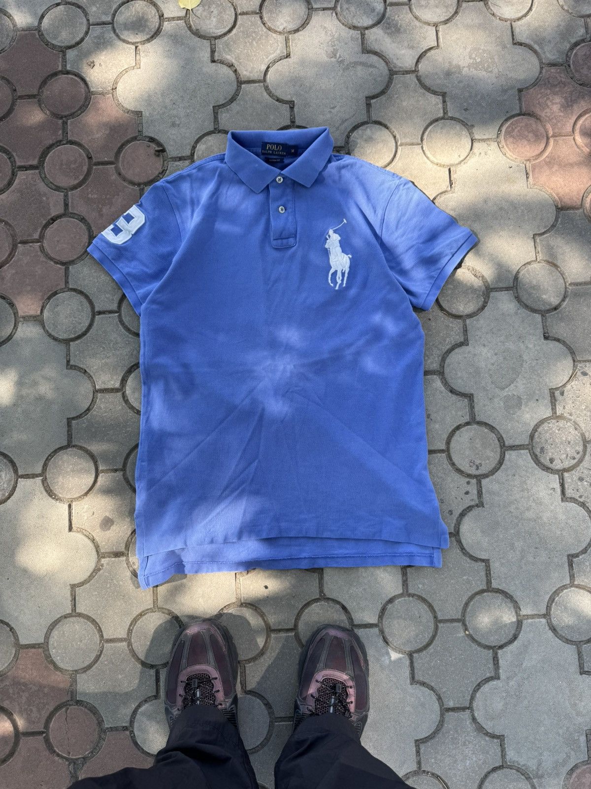 Polo Ralph Lauren Vintage Ralph Lauren Big Pony Polo Tee Size US M / EU 48-50 / 2 - 2 Thumbnail