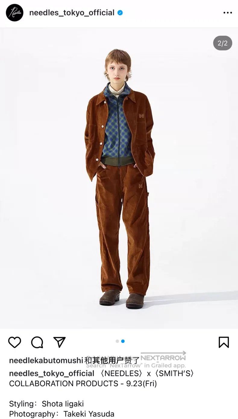 Needles Needles size S Corduroy overalls Size US 34 / EU 50 - 7 Thumbnail