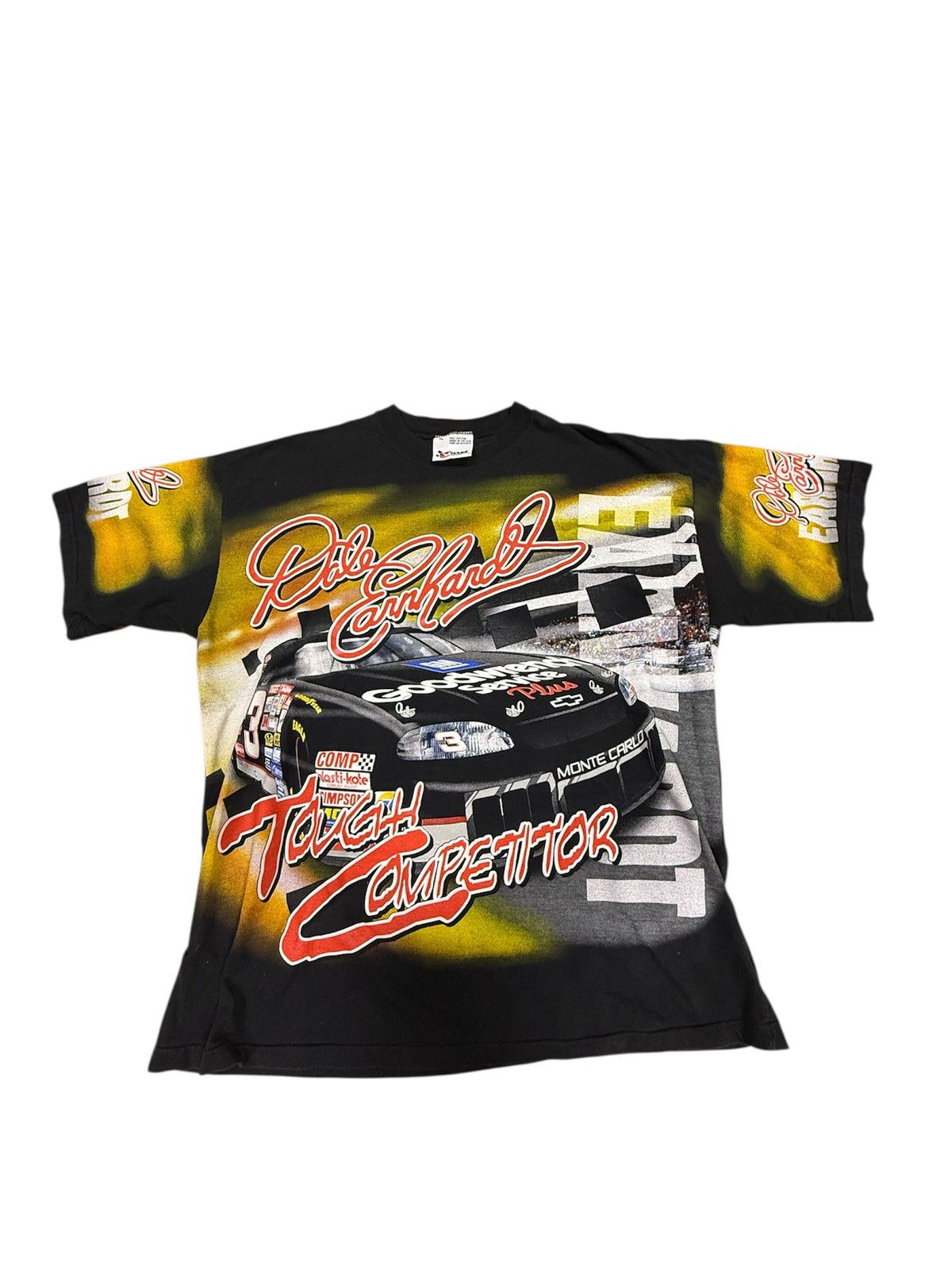 Chase Authentics Vtg Dale Earnhardt AOP Shirt Size US XL / EU 56 / 4 - 1 Thumbnail