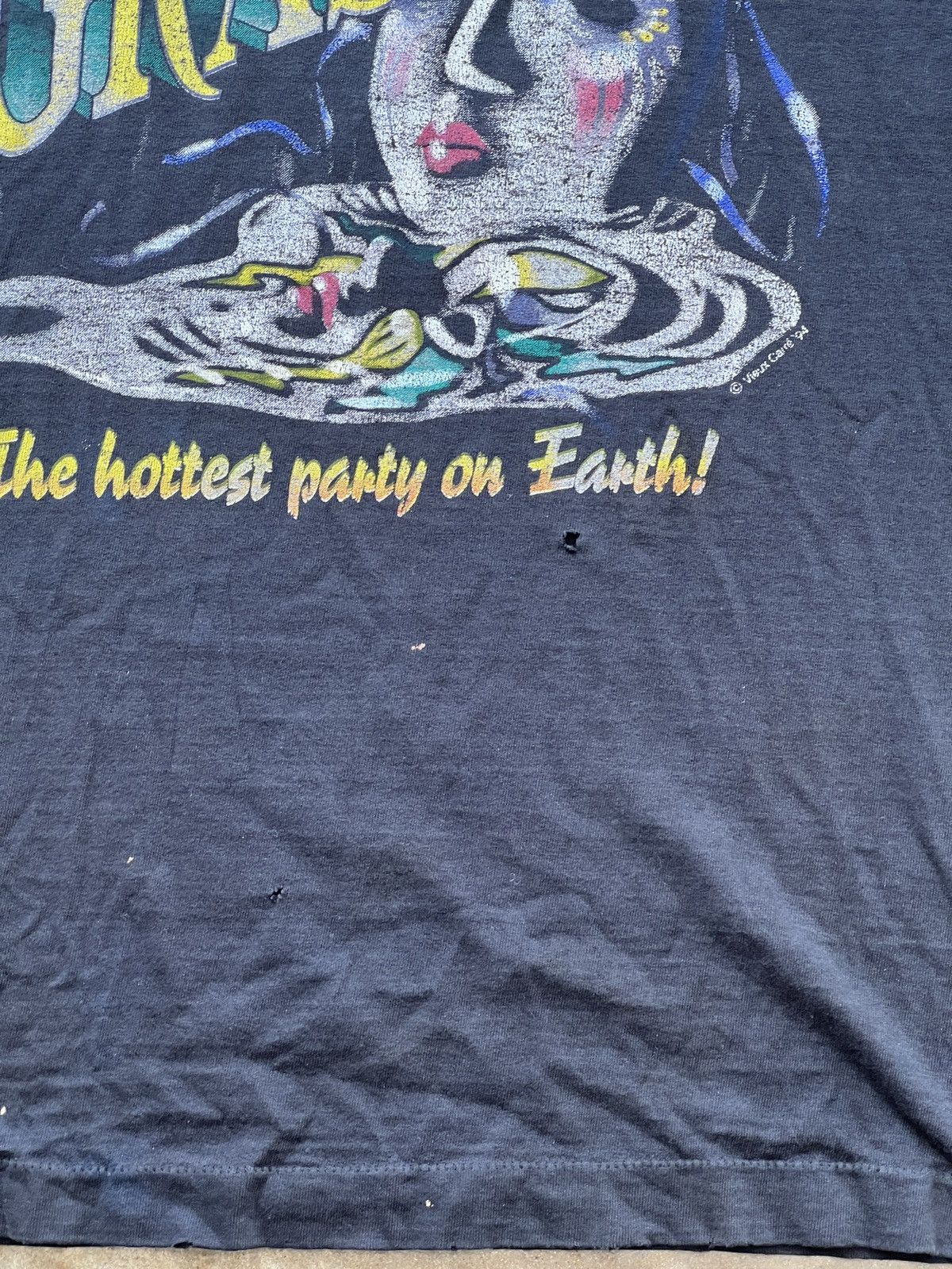 Vintage Vintage 1994 New Orleans Mardi Gras Mask Vacation Tee XL Size US XL / EU 56 / 4 - 10 Thumbnail