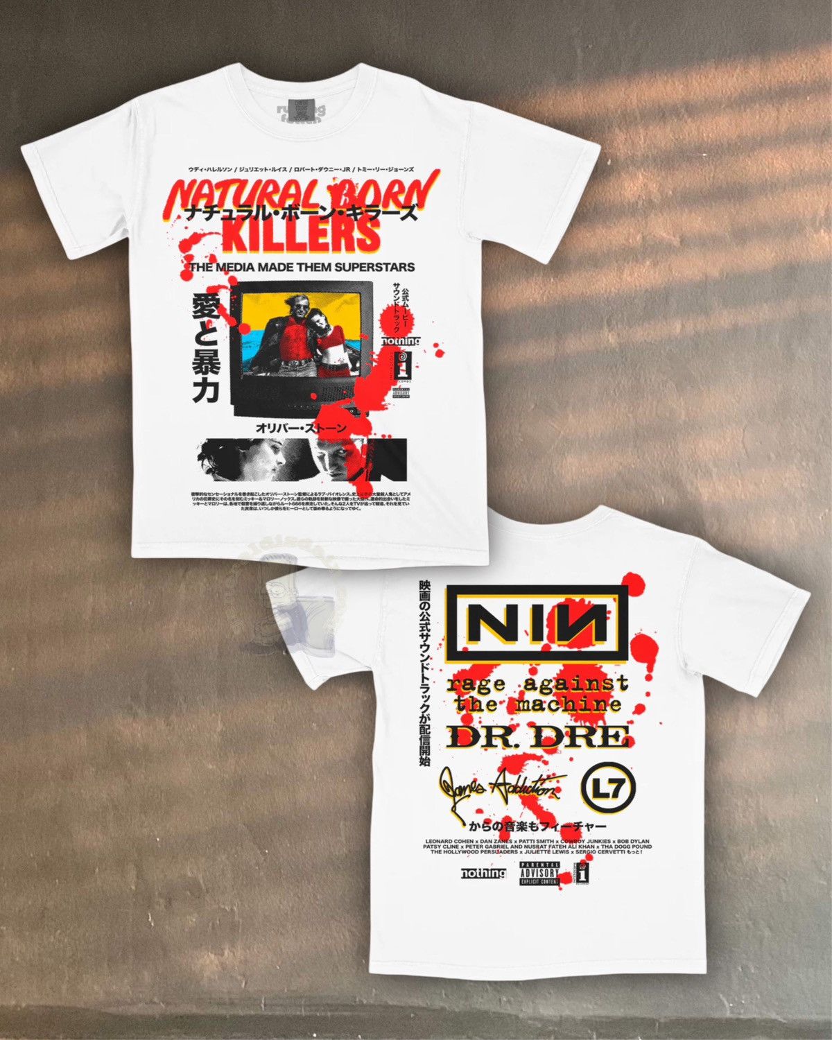 Rucking Fotten natural born killers x RF TILL DEATH DO US PART SOUNDTRACK T Size US M / EU 48-50 / 2 - 1 Thumbnail