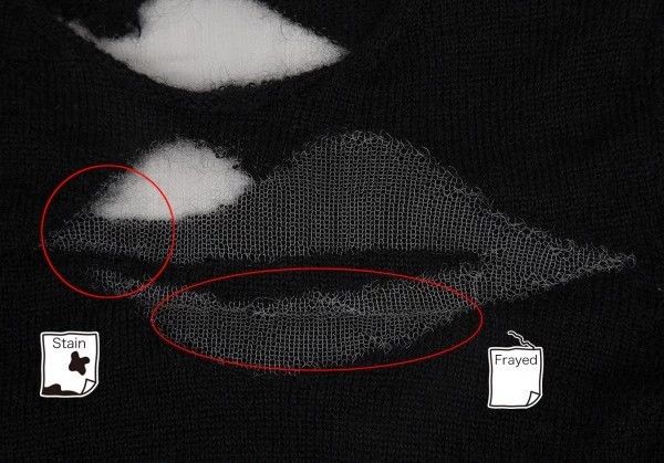 Comme des Garcons Comme Des Garcons Black Retro Lip Knit Top Size S / US 4 / IT 40 - 6 Thumbnail