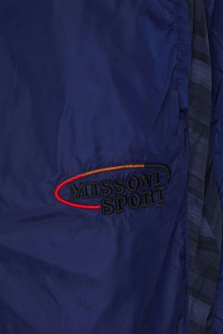Missoni o1y0225 Logo Jogger & Sweatpant in Navy Blue Size US 30 / EU 46 - 2 Thumbnail