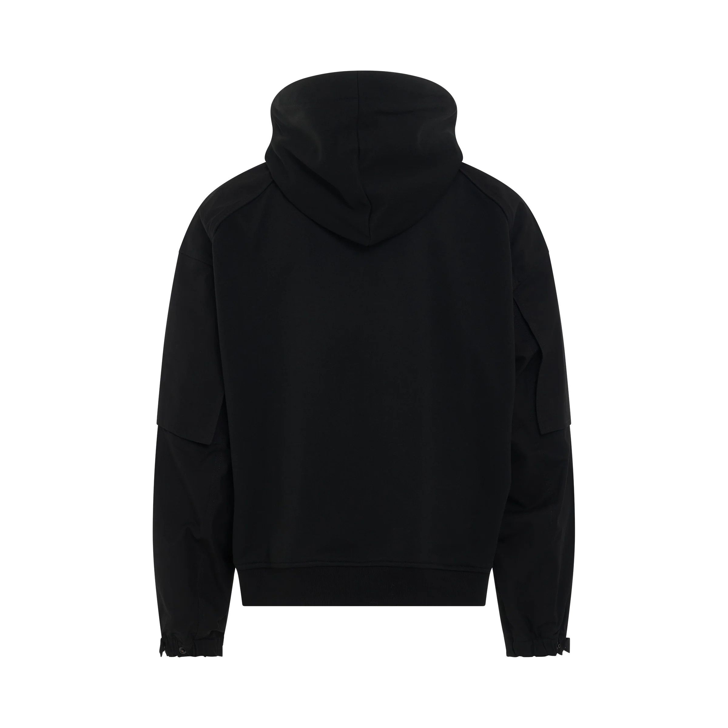 Juun.J o1mris0824 Jersey Hoodie in Black Size US M / EU 48-50 / 2 - 4 Thumbnail