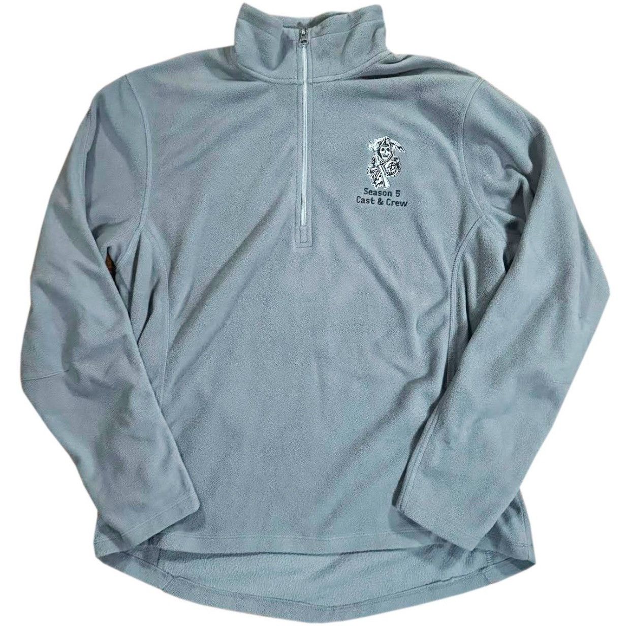 Vintage Sons Of Anarchy Season 5 Cast & Crew Grey Fleece 1/2 Zip L Size US L / EU 52-54 / 3 - 1 Thumbnail