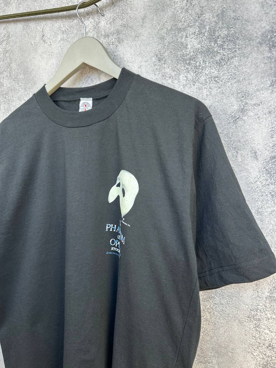 Vintage The Phantom of the OPERA 1989 Stockholm T-Shirt Black SS Tee Size US L / EU 52-54 / 3 - 5 Thumbnail