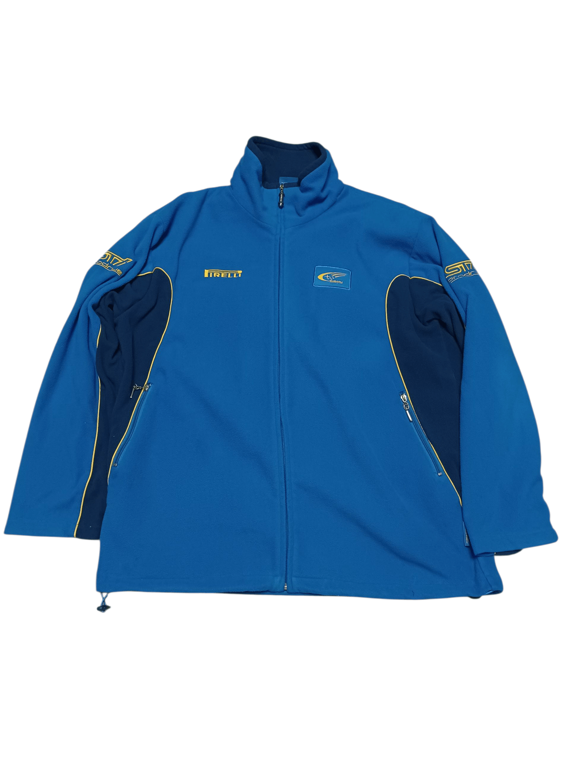 Japanese Brand SUBARU RACING JAPANESE PIRELLI OFFICIAL MERCH FLEECE JACKET Size US XL / EU 56 / 4 - 1 Thumbnail