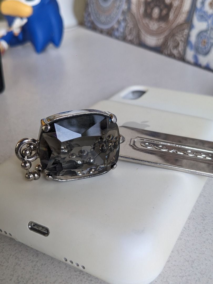 Coach Coach Vintage Rare Metallic Charm with Pendant Crystal Size ONE SIZE - 5 Thumbnail