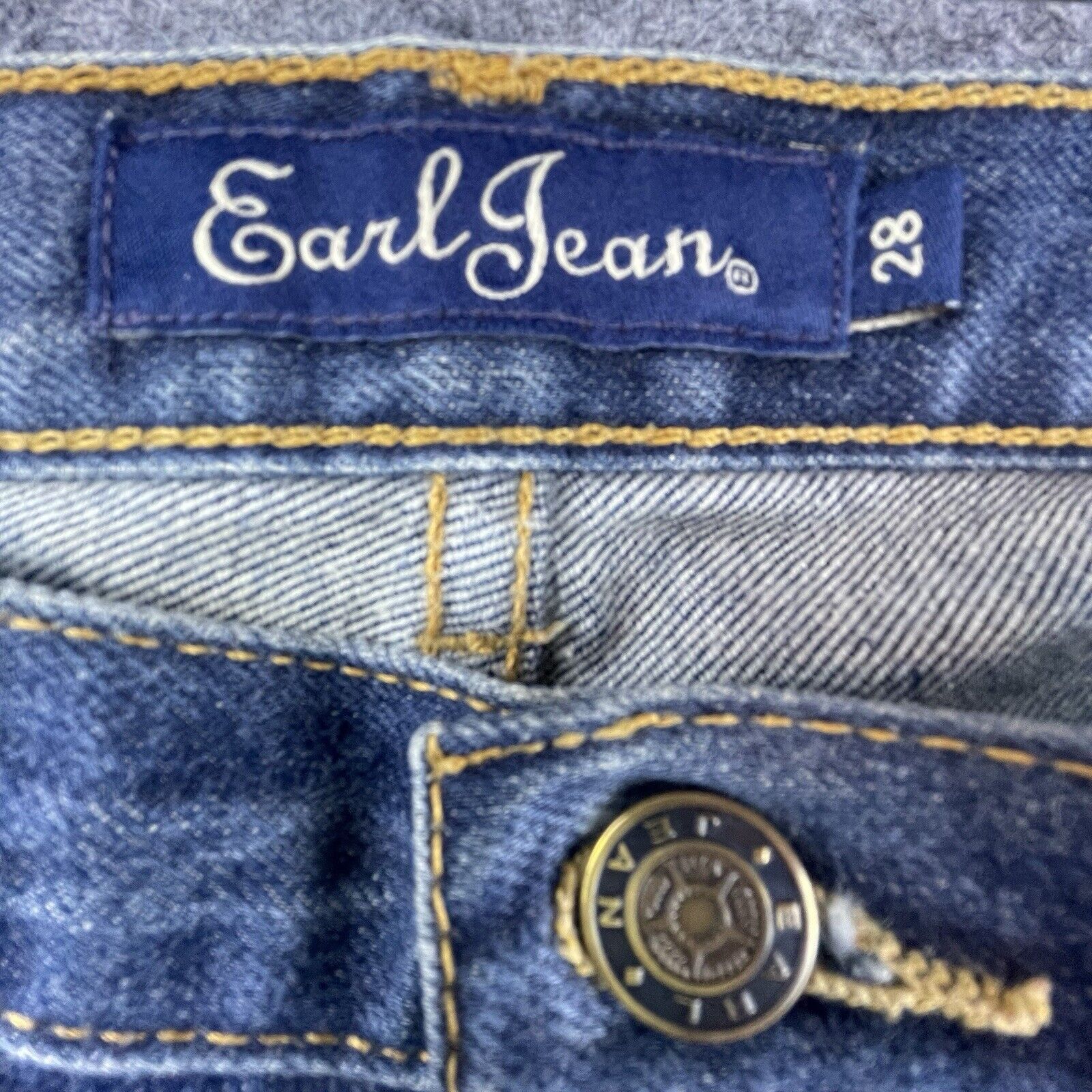 Earl Jeans Earl Jean Jeans Womens 28 Kick Flare Cropped Made in USA Size 28" / US 6 / IT 42 - 3 Thumbnail