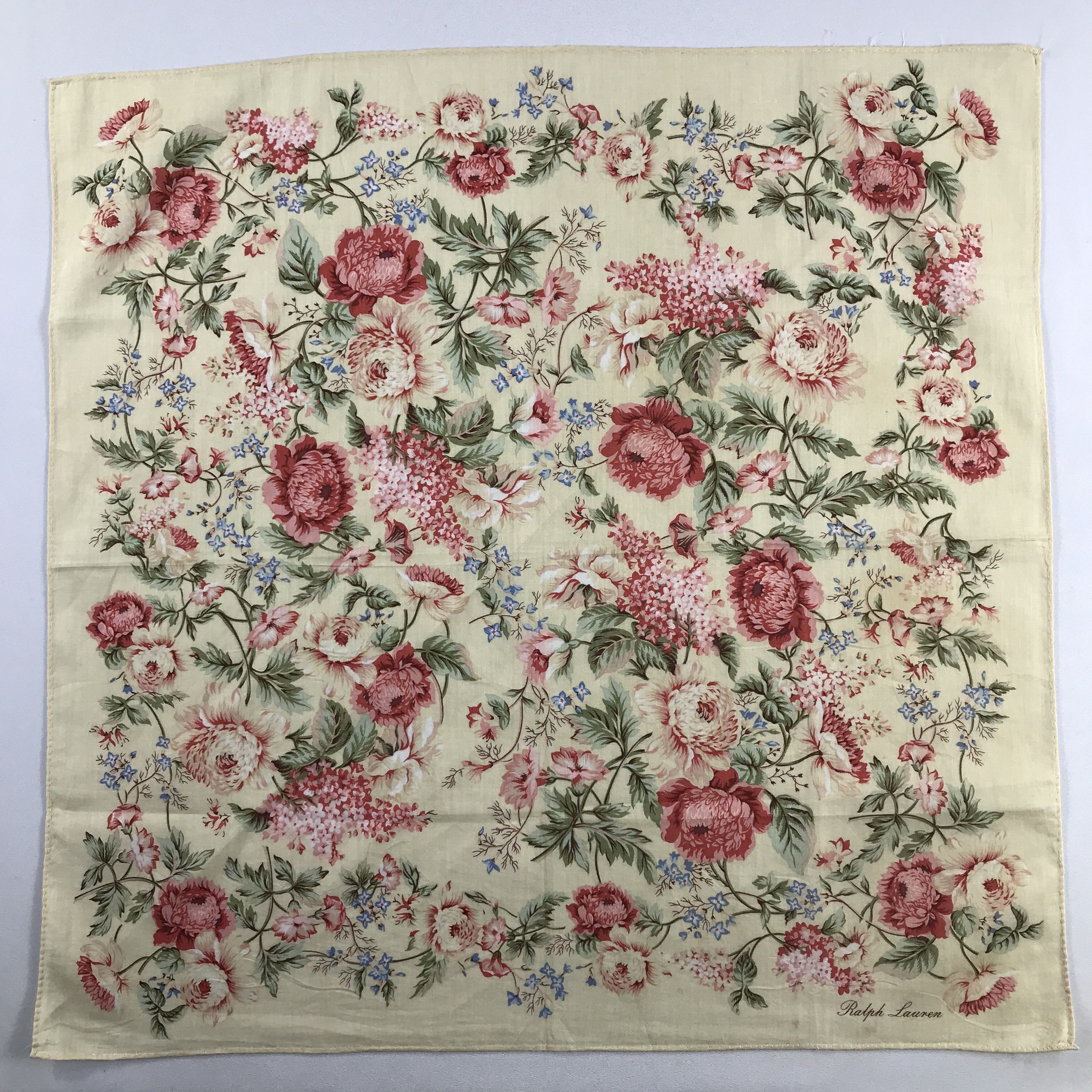 Ralph Lauren Ralph Lauren Floral Handkerchief / Bandana / Neckerchief Size ONE SIZE - 3 Thumbnail