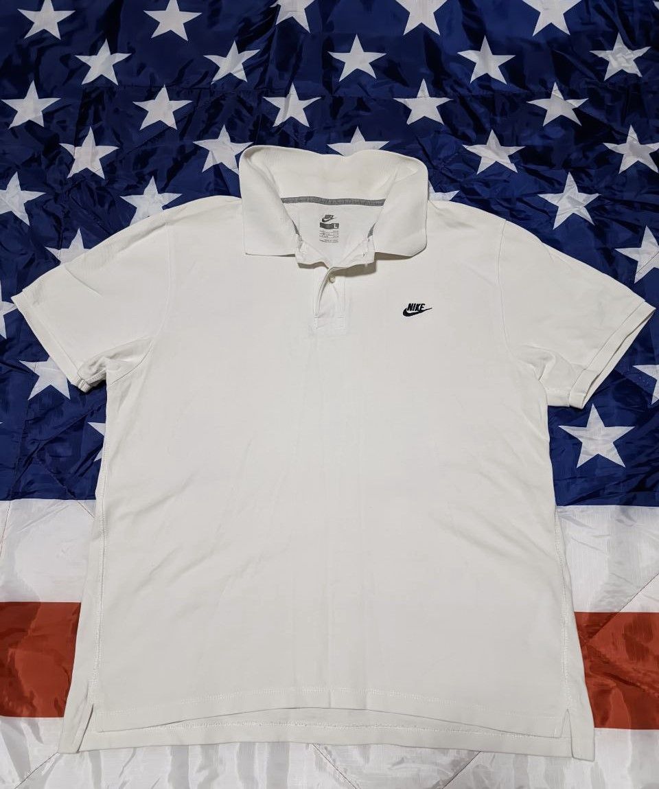 Nike Men’s Nike Polo T-Shirt Golf Large White Size US L / EU 52-54 / 3 - 1 Thumbnail