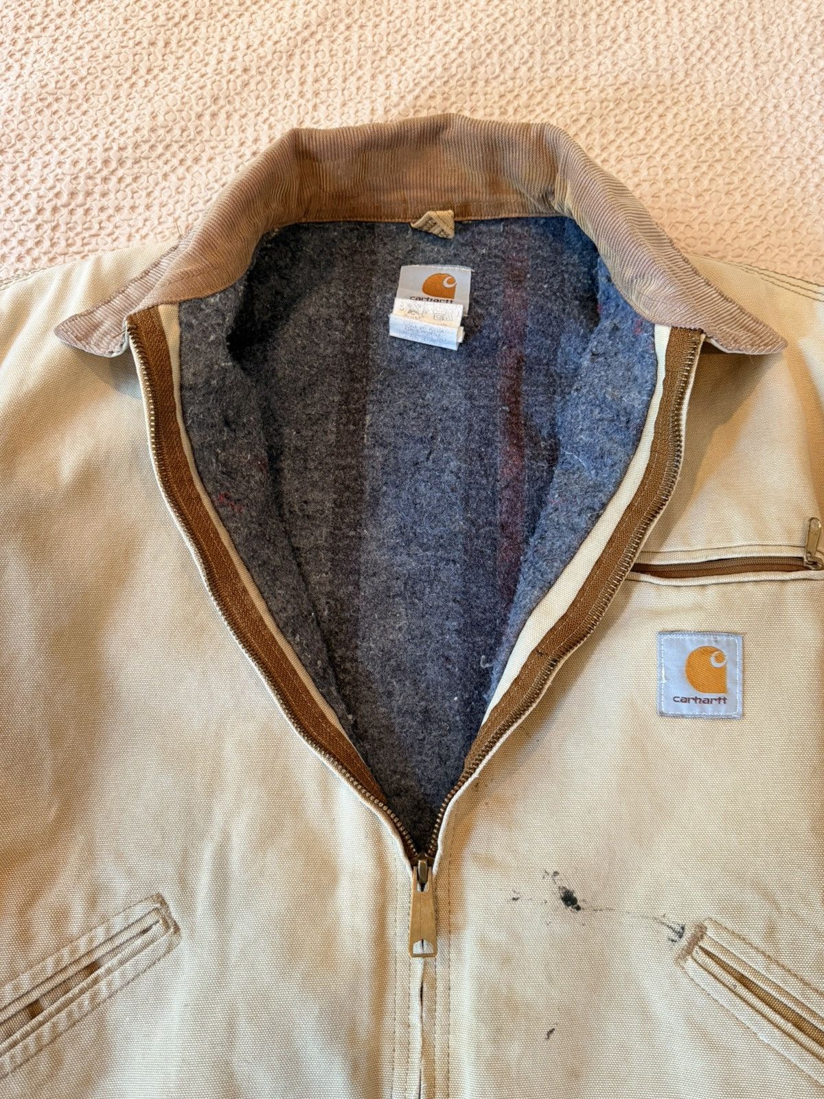 Carhartt Thrashed Vintage Carhartt Detroit Jacket Size US L / EU 52-54 / 3 - 6 Thumbnail