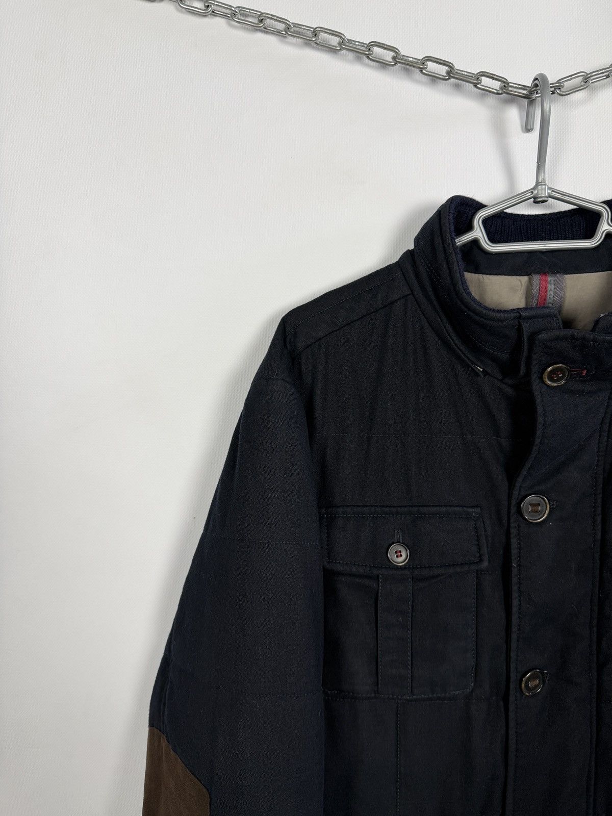 Gimo's Gimo’s Jacket Quilted Winter Coat Elbow Patch Italy Size 56 Size US XL / EU 56 / 4 - 3 Thumbnail