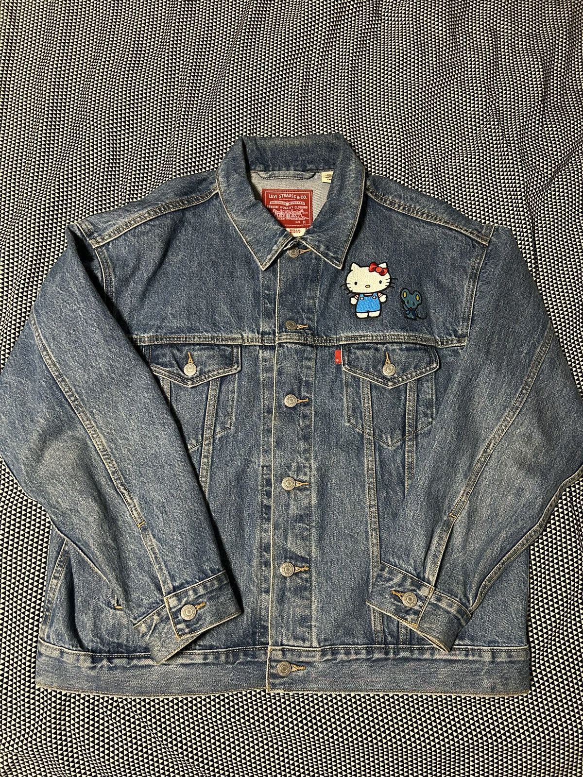 Levi's Hello Kitty Denim Jacket Size US M / EU 48-50 / 2 - 4 Thumbnail