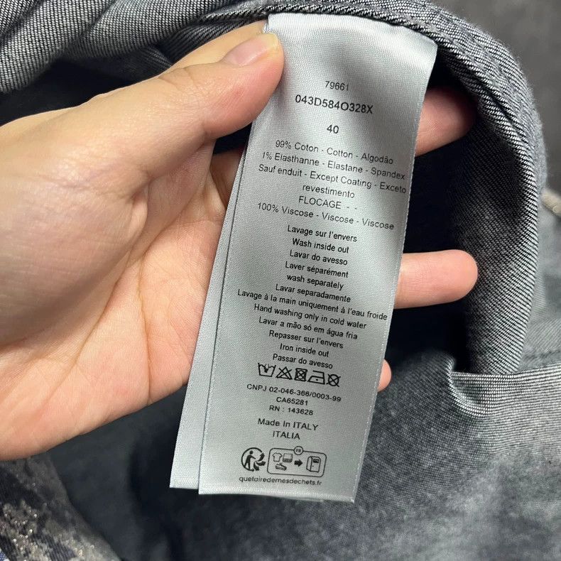 Dior Dior The latest gray old full print pattern logo long-sleev Size US XXS / EU 40 - 6 Thumbnail