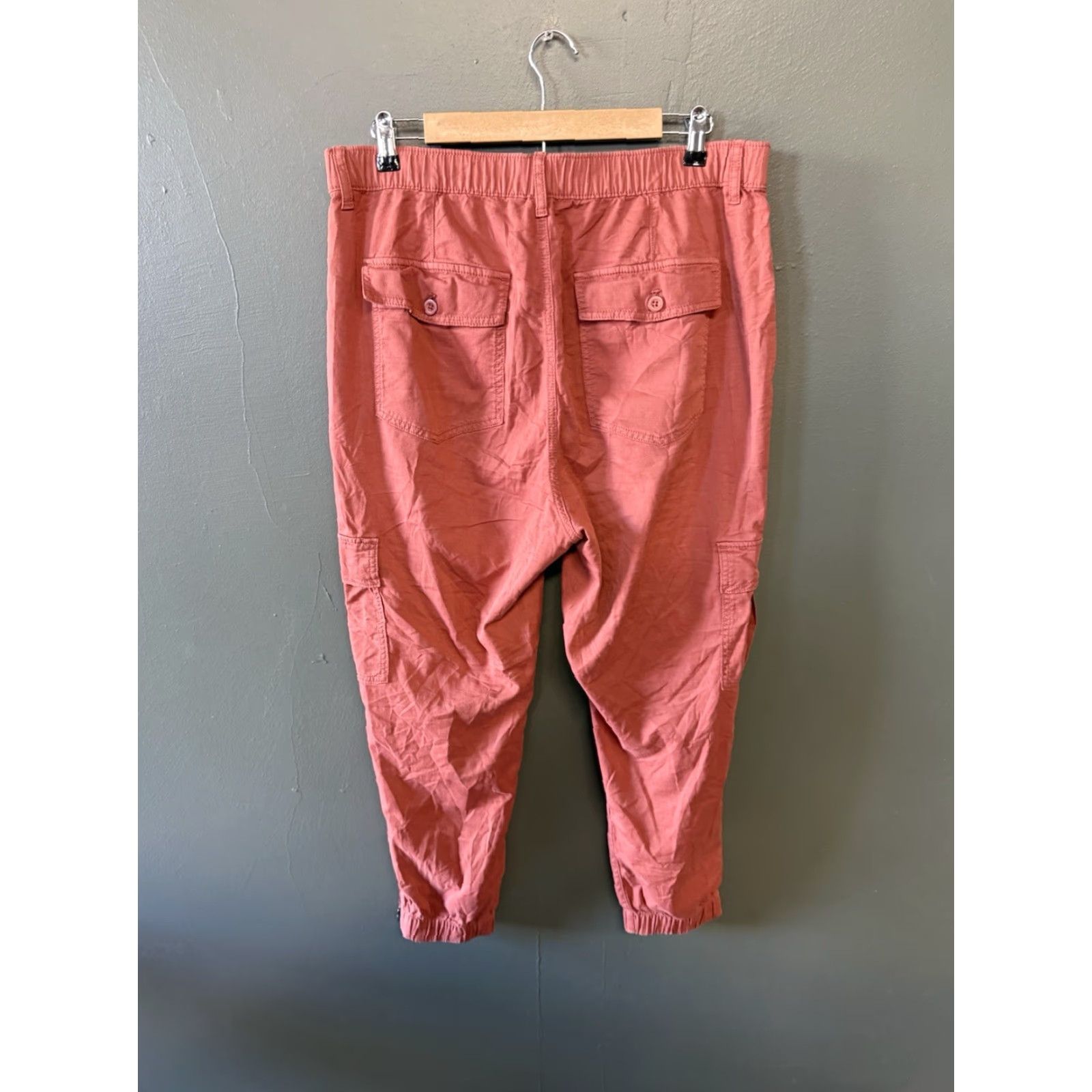 Gap VINTAGE Gap Womens Salmon Cargo Jogger Pants Size 16 Size 38" / US 16 / IT 52 - 2 Thumbnail
