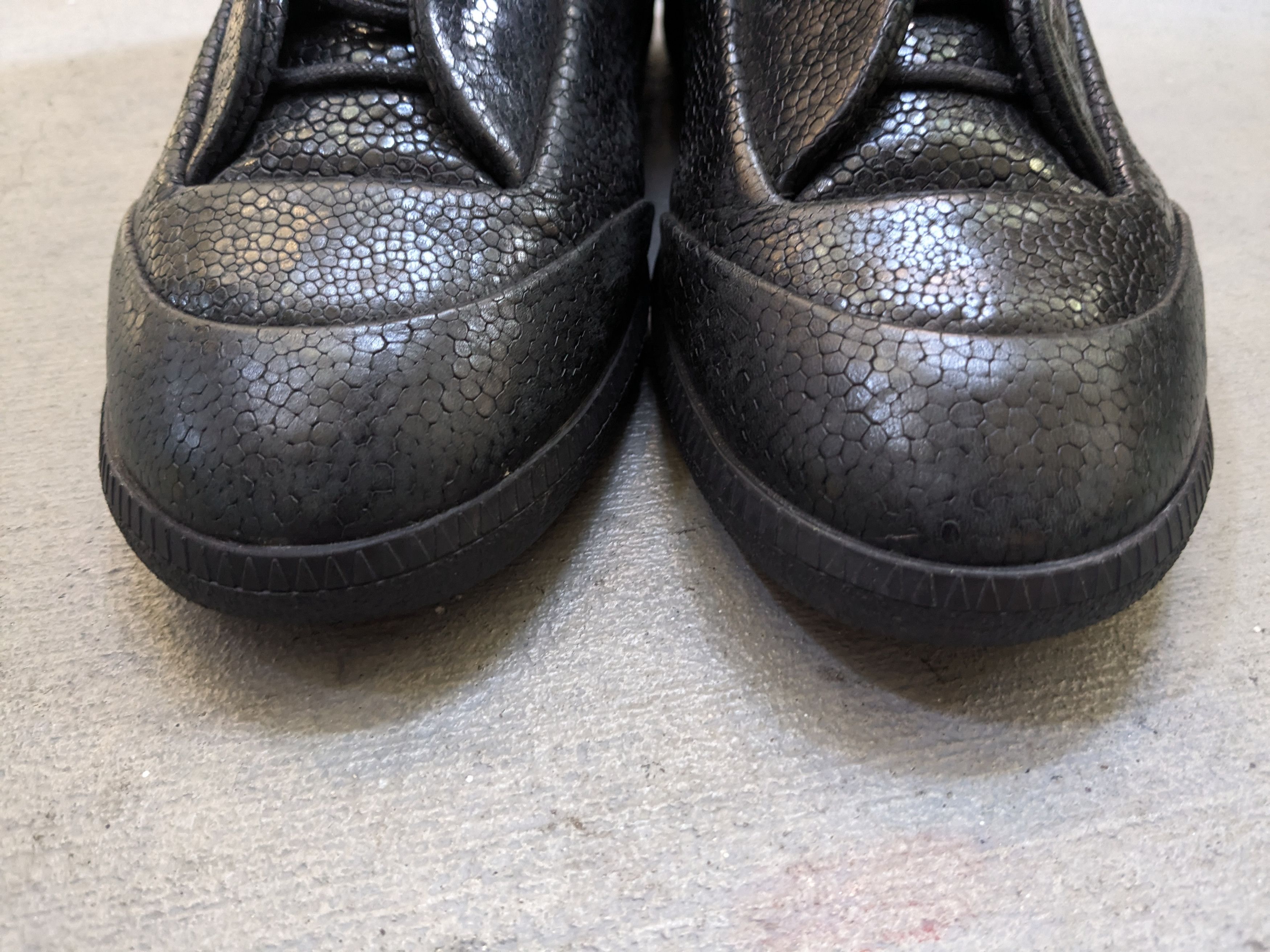 Maison Margiela Maison Margiela Future Black 9 42 Leather High Tops Size US 9 / EU 42 - 2 Thumbnail