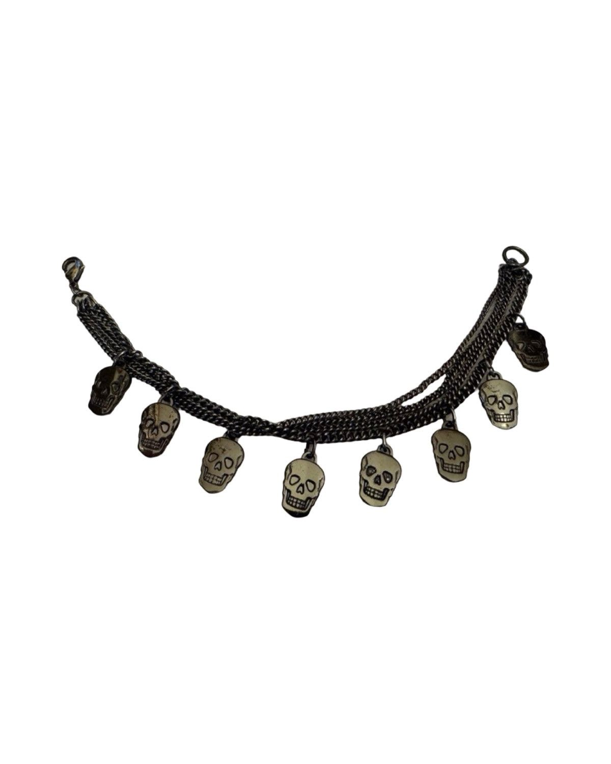 Hysteric Glamour Skull Ball Chain Layered Bracelet Size ONE SIZE - 2 Thumbnail