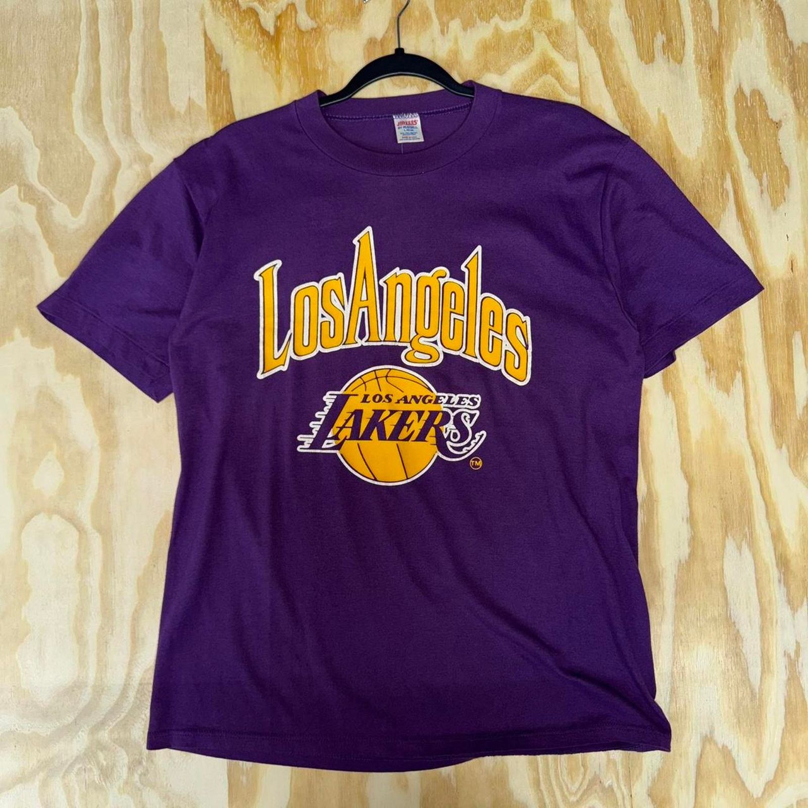 Jerzees Vintage los angeles 1980s collegiate style t-shirt Size US L / EU 52-54 / 3 - 1 Thumbnail