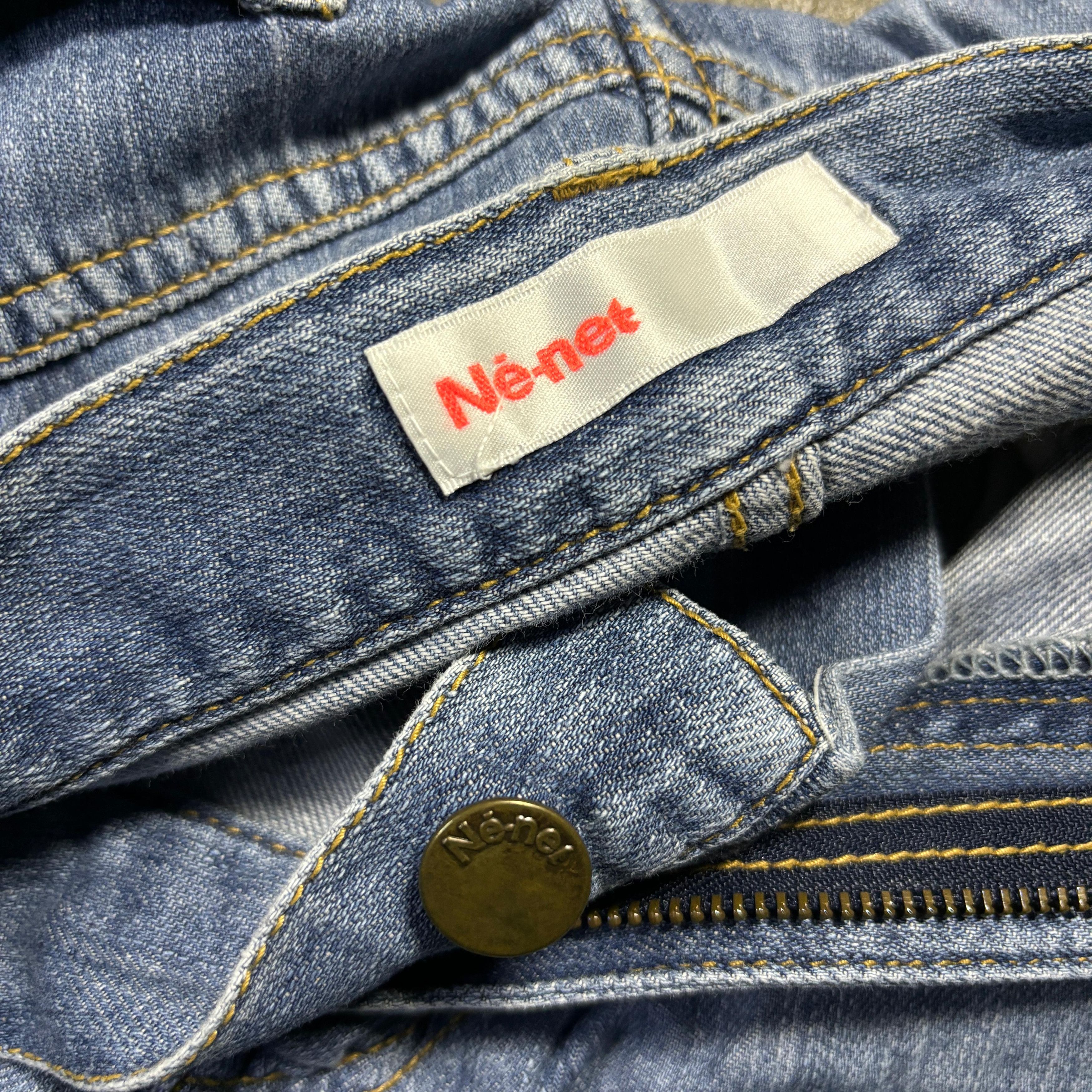 Issey Miyake × Ne-Net Ne-Net By Issey Miyake Patchwork Drop Crotch Denim Pants Size US 30 / EU 46 - 8 Thumbnail