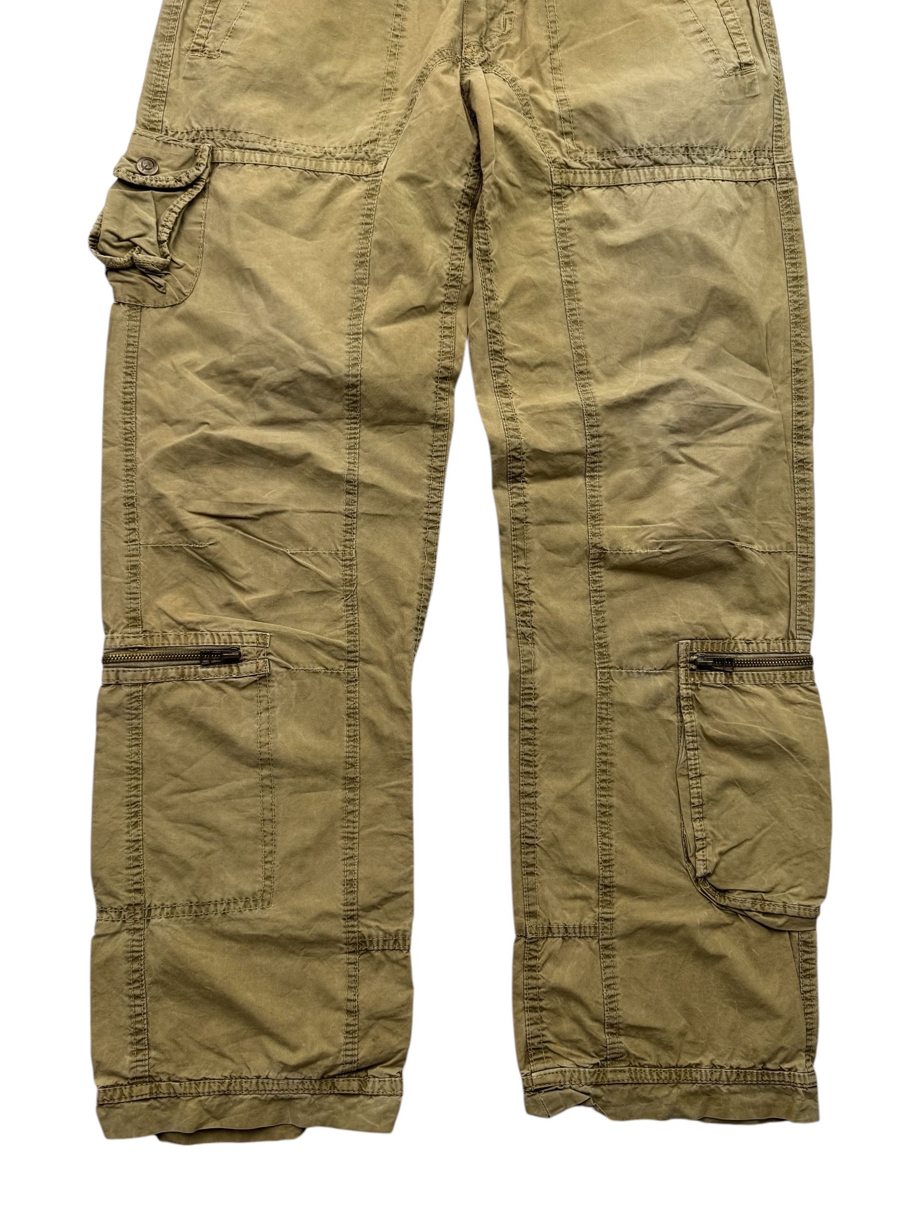 Japanese Brand Vintage Washed Cargo Pants W132(V9) Size US 31 - 3 Thumbnail