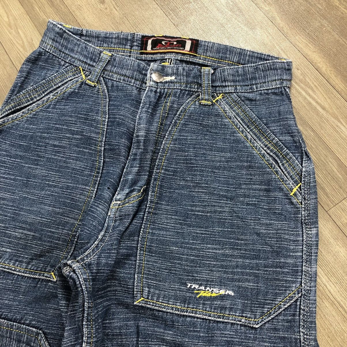 Carhartt × Japanese Brand Vintage Transer Double Knee Carpenter Baggy Jeans Y2K Size US 27 - 3 Thumbnail
