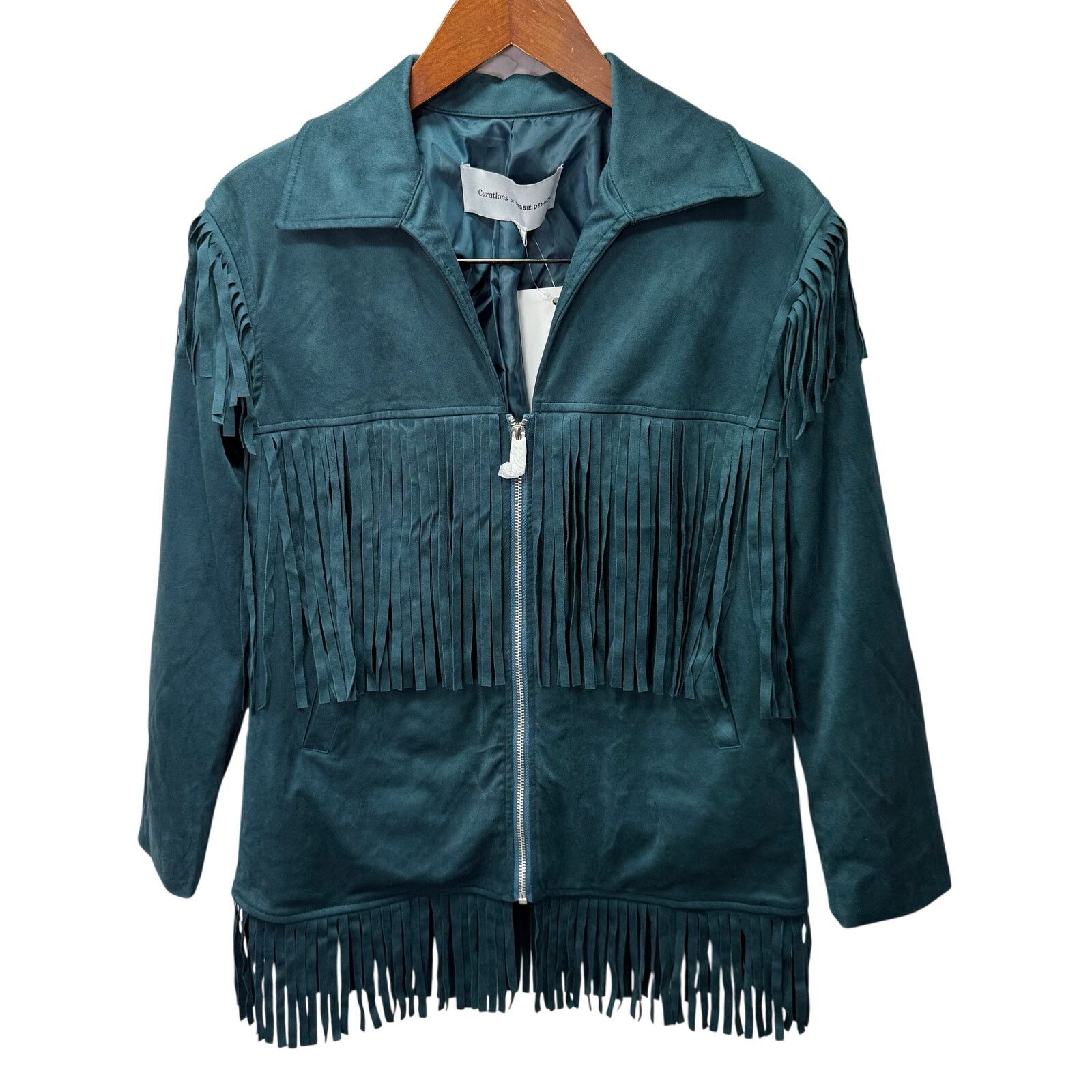 Other Copied - Curation X Debbie Denmon Jacket XS Fringe NEW #G735 Size XS / US 0-2 / IT 36-38 - 7 Thumbnail