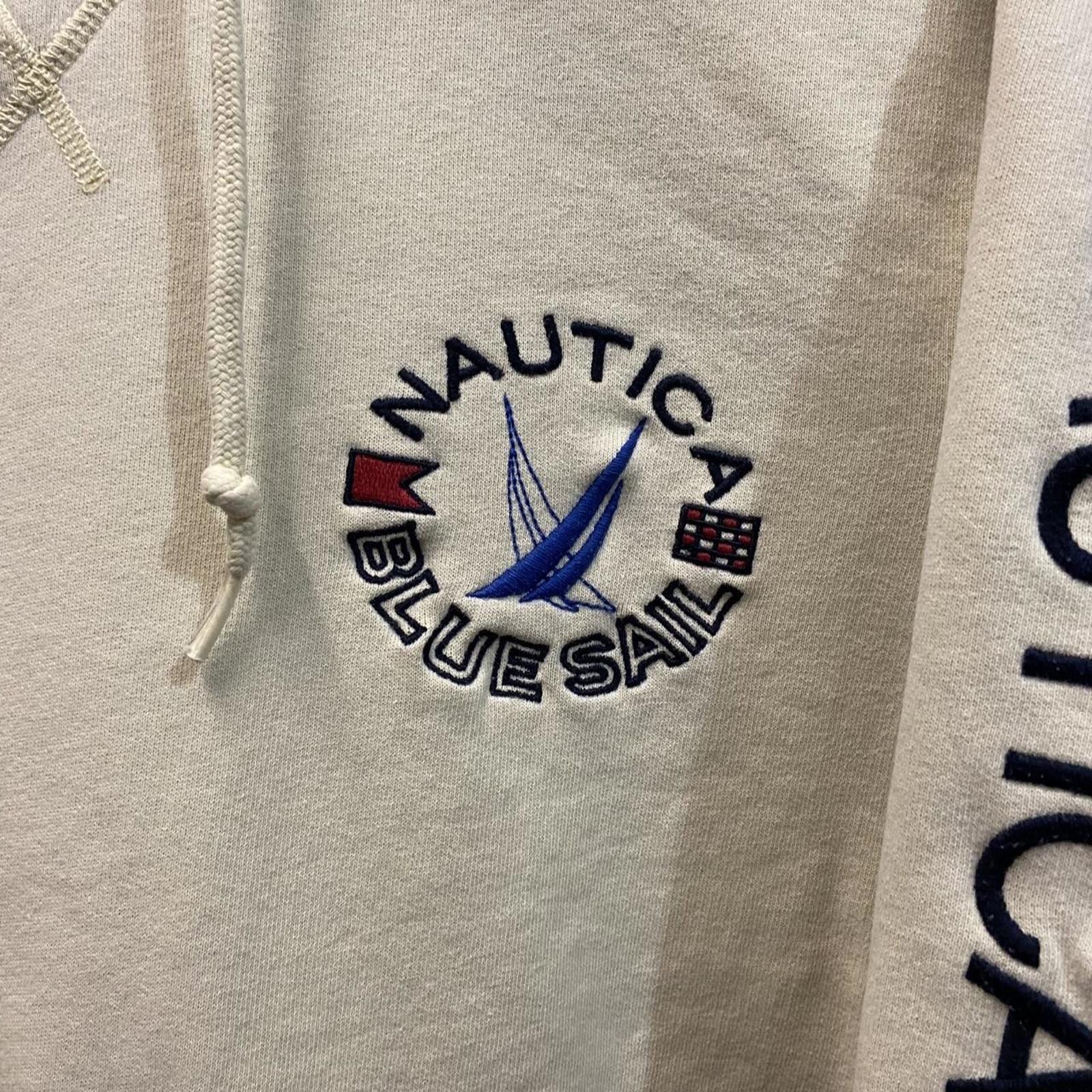 Nautica Y2K Nautica Blue Sail Embroidered Hoodie Sweatshirt size M Size US M / EU 48-50 / 2 - 2 Thumbnail