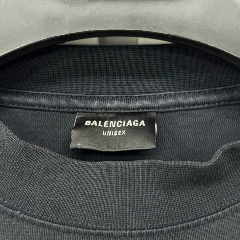 Balenciaga Balenciaga Flame printed logo short sleeves Size US XL / EU 56 / 4 - 4 Thumbnail