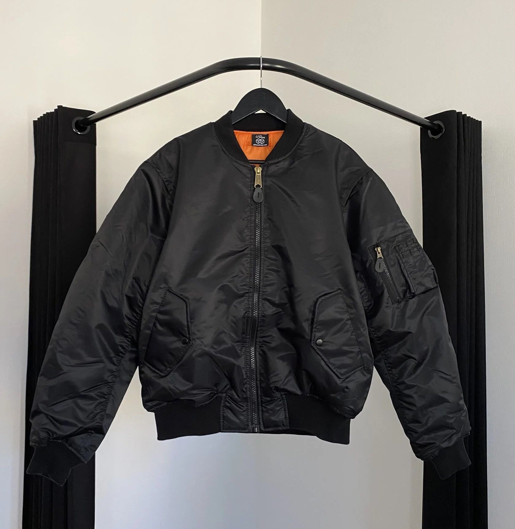 Other Streetwear MA-1 bomber jacket basic black ulika unknwnn Size US XL / EU 56 / 4 - 1 Thumbnail