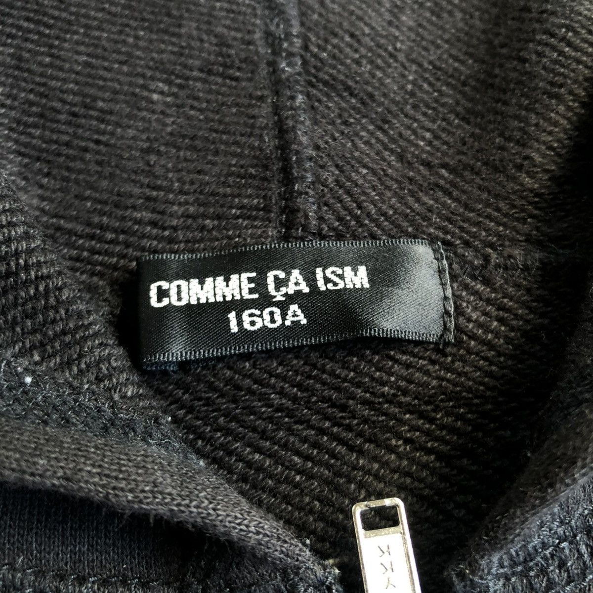 Comme Ca Ism 2000s Comme Ca Ism Short Slevee Ziphoodie Black Punk Style Size US S / EU 44-46 / 1 - 7 Thumbnail