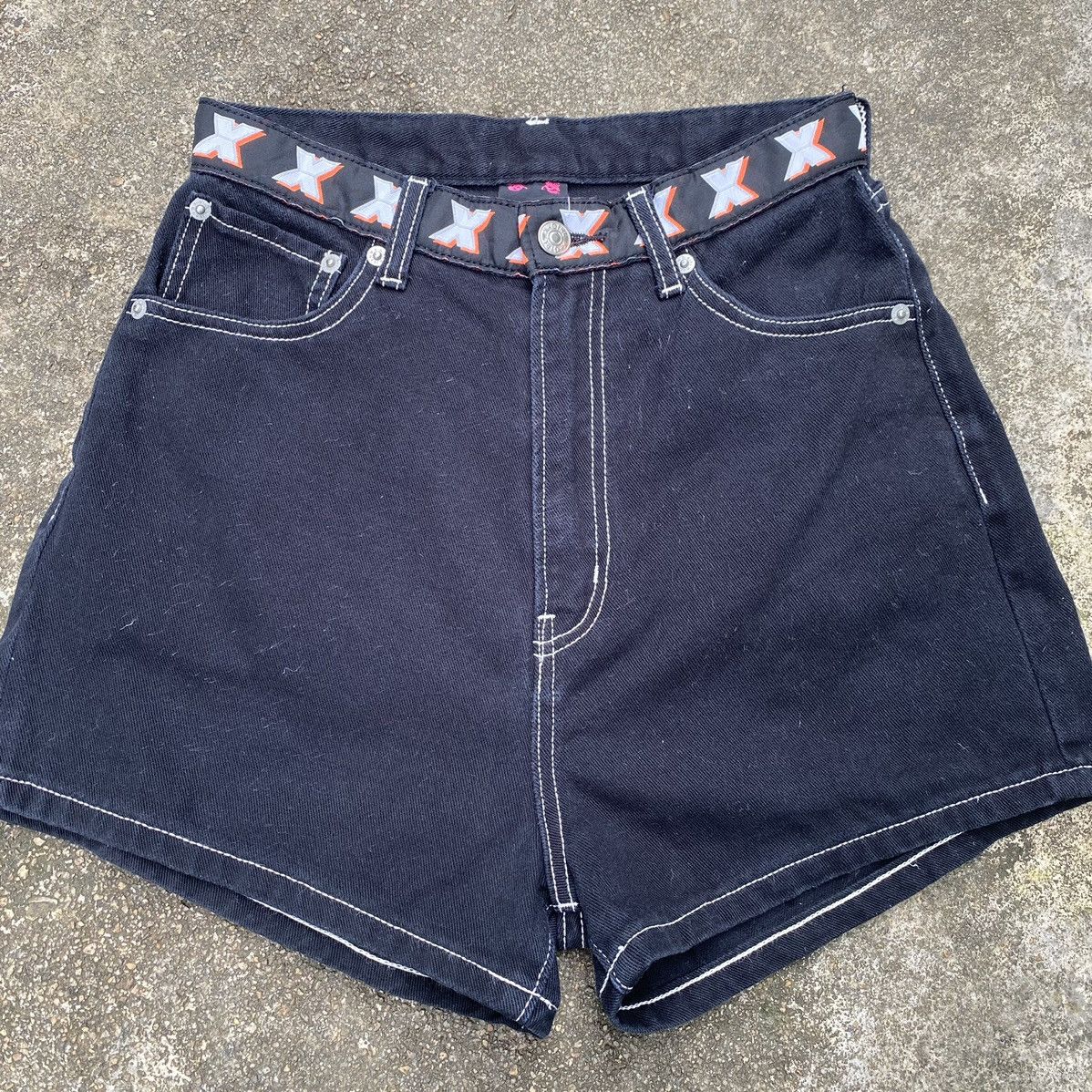 X-Girl X-Girl Denim Short Pants X-Girl SunFaded Size 25" / US 0 / IT 36 - 3 Thumbnail